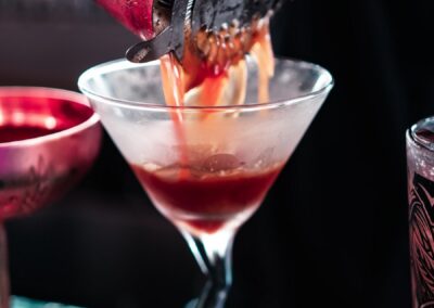 bartender making espresso martini
