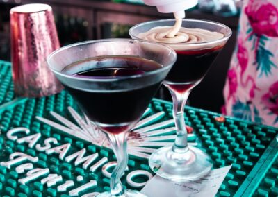 Delicious espresso martinis